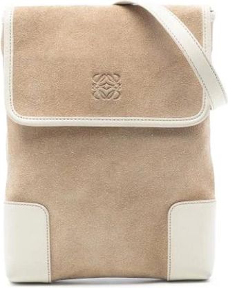 Loewe Pre-owned Cross Body Bags, female, Brown, Size: ONE SIZE Pre-owned Crossbody Bag