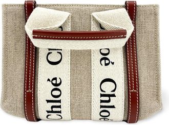 Chlo&eacute; Mini Woody Tote Bag Brown