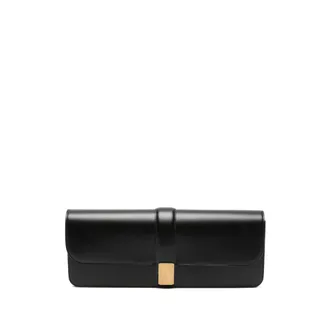 Khaite Blake Leather Flap-top Clutch Bag