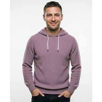 Brunello Cucinelli Mallow Hooded Knit Sweater, Brand Size 50 (US Size 40)