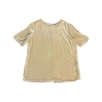 Vince Dames, Blouses & Shirts, Beige, Maat: L Velours