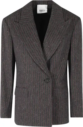 Erika Cavallini Semi Couture Donna, Giacche, Grigio, S, new
