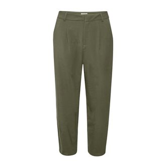 Kaffe Pantaloni a vita alta Grape Leaf - - Trousers - Donna - Verde - L
