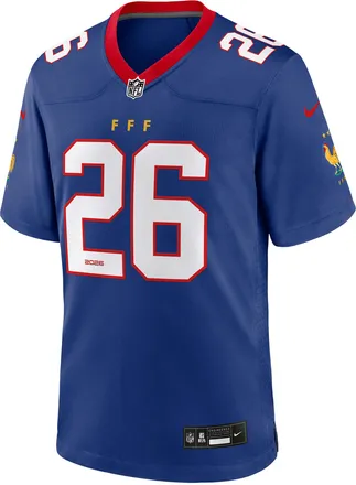 Nike France National Team Nike Mens Soccer x NFL Game Jersey in Blue | 67NM0LTQFAQ-P6T