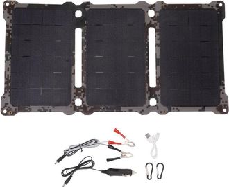 OEM Panel Solar Plegable Port&aacute;til De 18 V 5 V 30 W, Panel Solar Plegable Monocristalino Para Actividades Al Aire Libre, Camping, Senderismo, Monta&ntilde;ismo, C