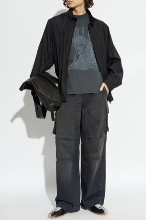 Our Legacy Jacket With Stand-up Collar, Mens, Black