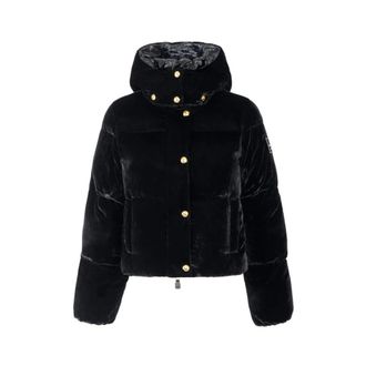 Elisabetta Franchi Dames, Jassen, Zwart, Maat: XS Velours