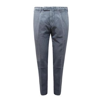 Santaniello Chinos, male, Blue, Size: M Evoluto Trousers
