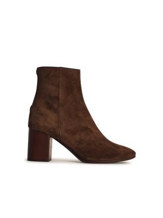 Tod's Brown Suede Ankle Boots