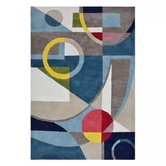 Un amour de tapis Cosido a mano en algod&oacute;n 100% org&aacute;nico, multicolor 160x230