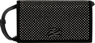 Karl Lagerfeld Kleine Schoudertas - Dames - Schoudertassen - Zwart - ONE Size - Leer - Tassen