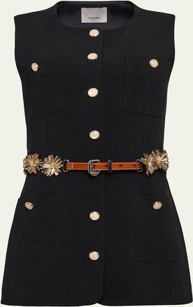 Cinq &agrave; Sept Kole Sunflare Belt Vest