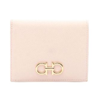 Ferragamo Pre-owned Wallets, female, Pink, Size: ONE SIZE Pre-owned Gancini Leather Wallet