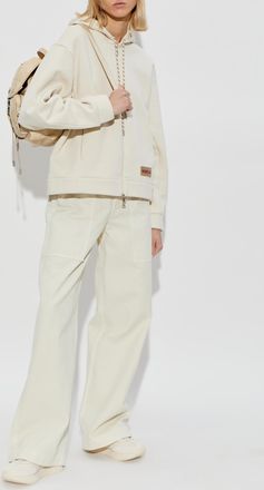 Moncler Hoodie, Womens, Cream