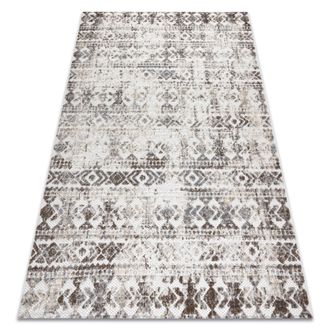 RugsX Rugsx - Alfombra Structural Sole D3732 - Azteca, Diamantes Tejido Plano Beige Beige 160x220 Cm
