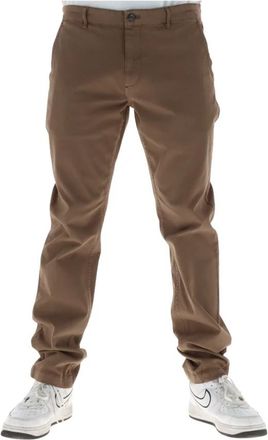 Lyle & Scott Straight Broeken - Heren - Straight fit broeken - Bruin - W36 - Katoen - Broeken