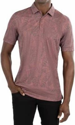 Travis Mathew Moonrise Polo Shirt In Roan Rouge