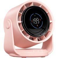 OEM Ventilador Multifuncional, Potente Ventilador Con Pantalla Digital De 4000 Mah, Textura Abs, Perfecto Para La Oficina, Viajes Y Uso En Interiores (ros