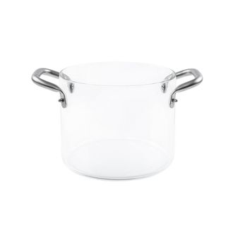 knIndustrie Maceta de cristal KNPRO cm 24, transparente