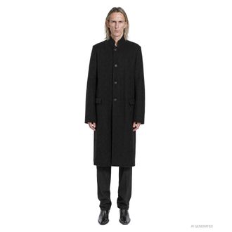 Nicolo Ceschi Berrini Diagonal Double Cashmere Coat
