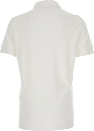 Tom Ford Mens Polo Shirt White Cotton Blend Lyocell T-Shirts And Polos