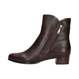 Everybody By B.Z Moda Schoenen, Dames, Bruin, 38 EU, Leer, Barocoria Enkellaarsjes
