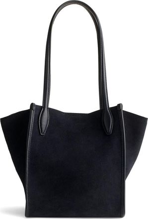 Madewell The Small Lexington Suede Tote in Juniper Berry at Nordstrom