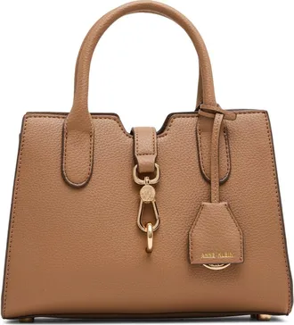 Anne Klein Small Satchel in Mocha at Nordstrom Rack
