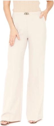 Marciano Becky Straight Broeken - Dames - Straight fit broeken - Beige - XL - Leer - Broeken