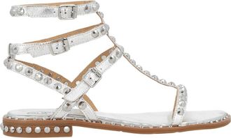 Ash Play Leather Studded Strappy Sandals