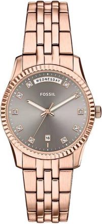 Fossil Womens Scarlette Grey Dial Watch