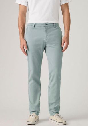 Levi's Chinohose LEVIS Chino Taper, Herren, Gr. 30, L&auml;nge 32, lead shady gd, Web, Obermaterial: 98% Baumwolle, 2% Elasthan, gerade, unten schmal kn&ouml;chellang,