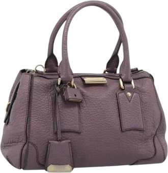 Burberry Borse in pelle Pre-owned - - Pre-owned - Donna - Viola - ONE SIZE