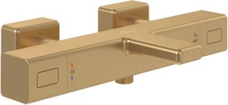 Villeroy & Boch Villeroy&boch - Mezclador Termost&aacute;tico Para Ba&ntilde;era Y Ducha Villeroy Et Boch Universal Grifer&iacute;a Cuadrado Oro Cepillado