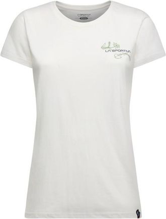 La Sportiva Climb Flower T-Shirt T-Shirt für Damen | weiß