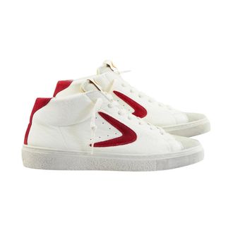 Valsport Sneakers, male, White, 6 UK, White Red Regular Mid Trainers