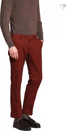 Mason's Mens Chino Pants In Bordeaux
