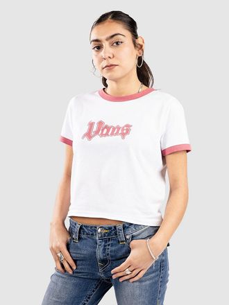 Vans Apple Boom Ringer T-Shirt bianco