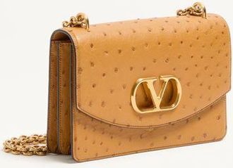 Valentino Garavani Borsa a spalla Valentino Garavani Vain in struzzo Donna TABACCO UNI