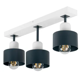 OEM Plafoniera Bianca In Legno E Metallo In Stile Scandinavo, 3xe27, Illuminazione Led Moderna Per Soggiorno, Cucina, Camera Da Letto, Cameretta Dei Bambi