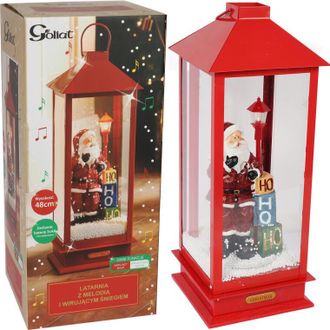 OEM Farol Decorativo Led Con Nieve En Espiral Y M&uacute;sica
