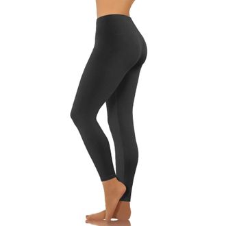 Generic Low Waisted Leggings for Women UK Low-Rise Slim-fit Nine-Point Trousers,Womens Activewear Stretchy Casual Yoga Pants,Tummy Control Lady Legging Black