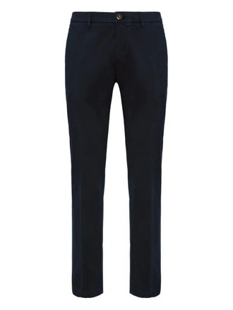 Boggi Milano stretch cotton trousers - Blue