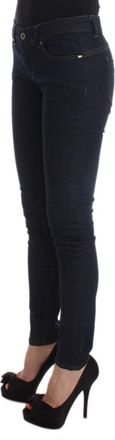 Costume National Womens Blue Cotton Blend Slim Fit Jeans Clothing