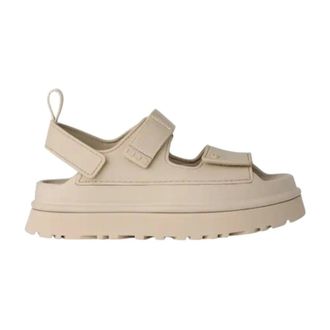UGG Flat Sandals, female, Beige, Size: 11 US Goldenglow Sandal
