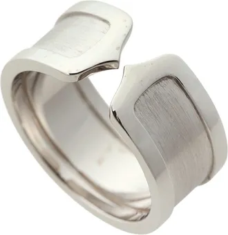 Cartier White Gold White Gold (18K) Band Ring (Pre-Owned)