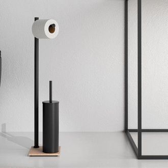 Gedy Gedy - Tr324100000 Trilly Columna De Pie Natural-negro Mate - Ref: Tr324100000