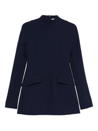 Sportmax SPXTEFRITE pockets high-neck mini dress - Blue