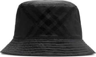 Burberry Tonal Bias Check Bucket Hat, Size X-Small