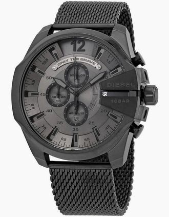 Diesel Mens Diesel DZ4527 Mega Chief Chronograph Mens Watch - Black